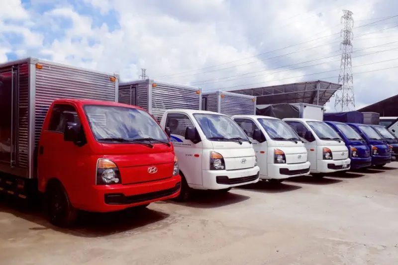 Dàn xe tải nhỏ thùng kín
